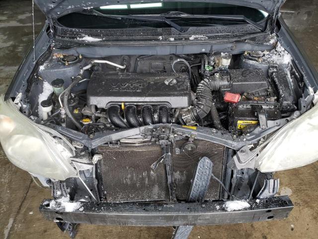 2T1KR32E25C498501 - 2005 TOYOTA MATRIX XR Szary zdjęcie 10