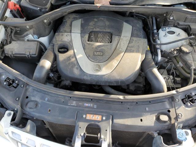 4JGBB8GB0AA576672 - 2010 MERCEDES-BENZ ML 350 4MATIC WHITE photo 12