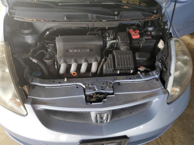 JHMGD38418S043871 - 2008 HONDA FIT BLUE photo 11