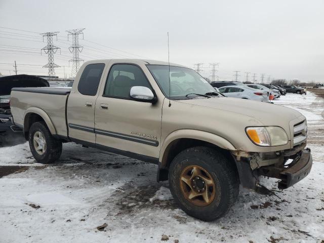 5TBBT44143S370789 - 2003 TOYOTA TUNDRA ACCESS CAB SR5 TAN photo 4