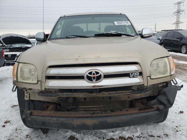 5TBBT44143S370789 - 2003 TOYOTA TUNDRA ACCESS CAB SR5 TAN photo 5