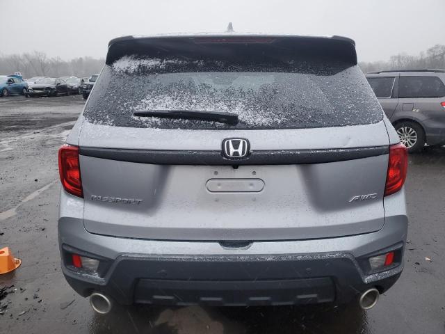 5FNYF8H51PB037053 - 2023 HONDA PASSPORT EXL SILVER photo 6