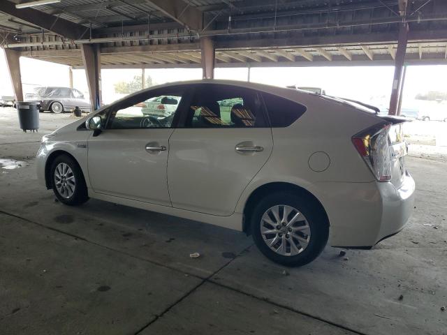 JTDKN3DP5E3062115 - 2014 TOYOTA PRIUS PLUG أبيض صورة 2