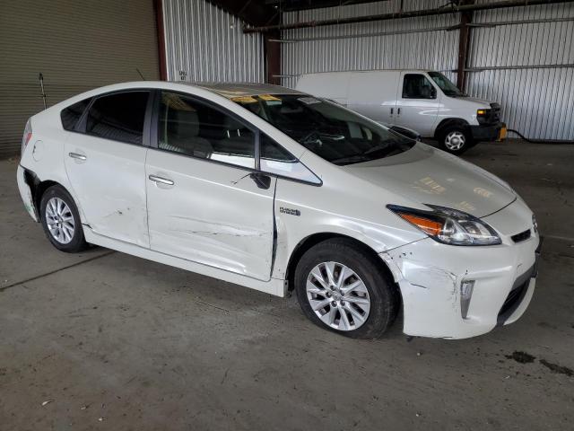 JTDKN3DP5E3062115 - 2014 TOYOTA PRIUS PLUG أبيض صورة 4