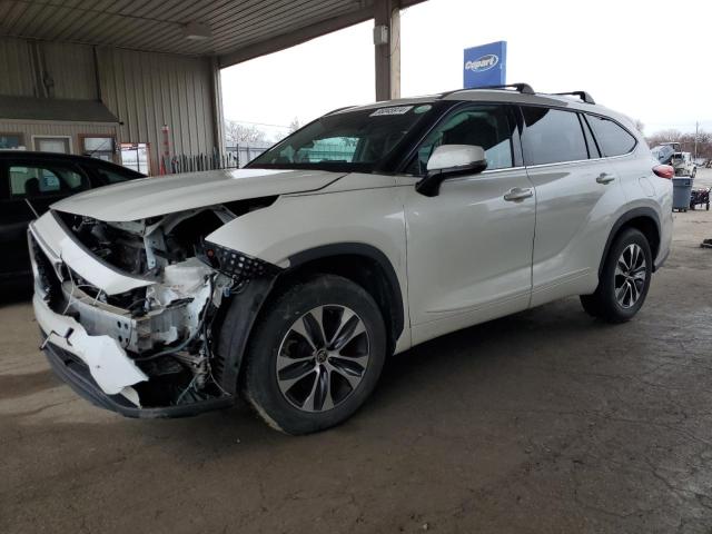 5TDGZRAH4LS019925 - 2020 TOYOTA HIGHLANDER XLE WHITE photo 1