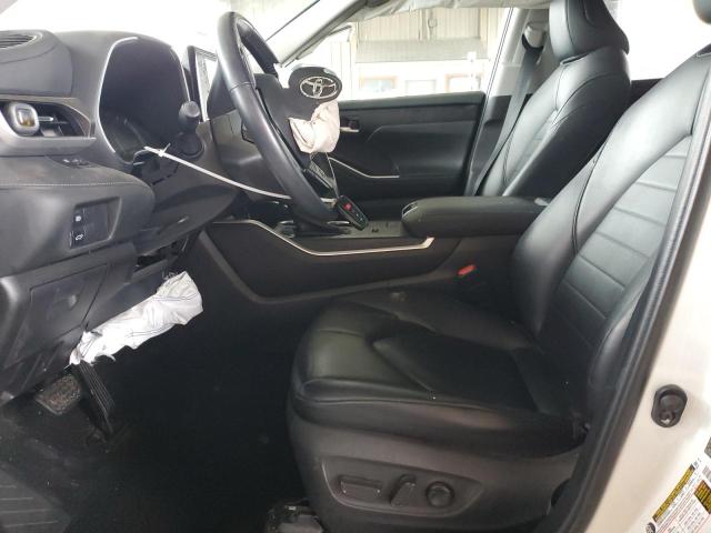 5TDGZRAH4LS019925 - 2020 TOYOTA HIGHLANDER XLE WHITE photo 7