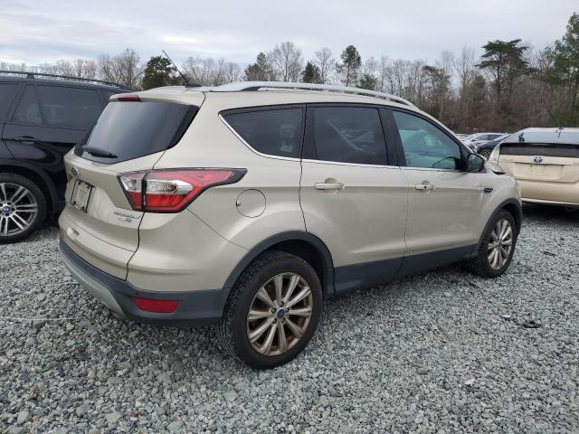 1FMCU9J95HUB11601 - 2017 FORD ESCAPE TITANIUM BEIGE photo 3