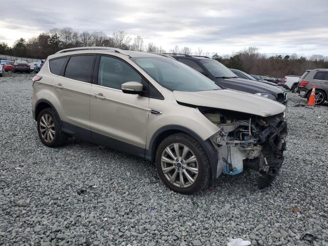 1FMCU9J95HUB11601 - 2017 FORD ESCAPE TITANIUM BEIGE photo 4