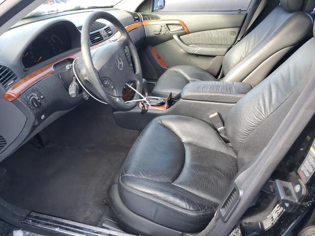 WDBNG83J13A342008 - 2003 MERCEDES-BENZ S 430 4MATIC BLACK photo 7