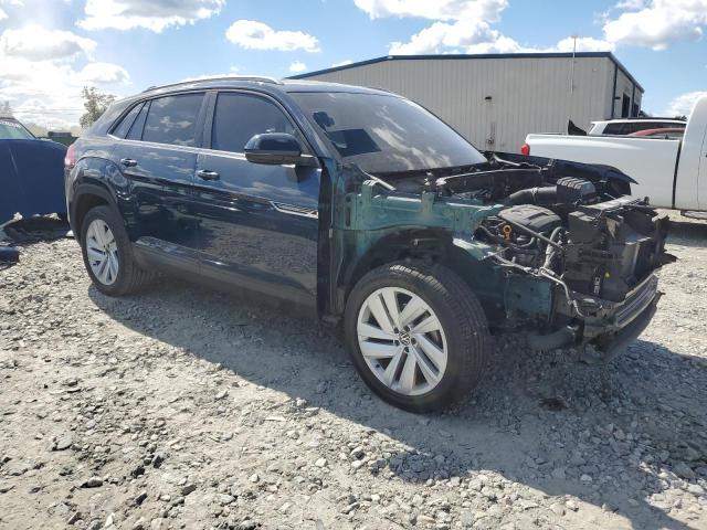 1V2YC2CA7LC205939 - 2020 VOLKSWAGEN ATLAS CROS SE 蓝色 照片 4