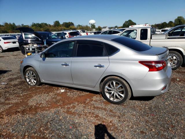 3N1AB7AP1KY377628 - 2019 NISSAN SENTRA S Серебристый фото 2
