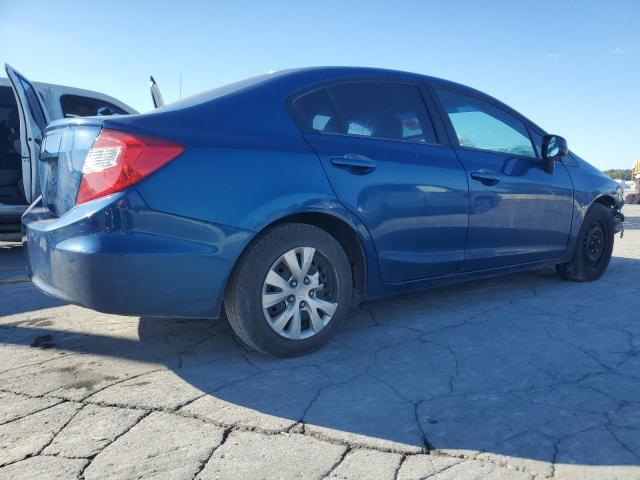 2HGFB2F5XCH534546 - 2012 HONDA CIVIC LX BLUE photo 3