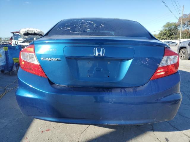 2HGFB2F5XCH534546 - 2012 HONDA CIVIC LX BLUE photo 6