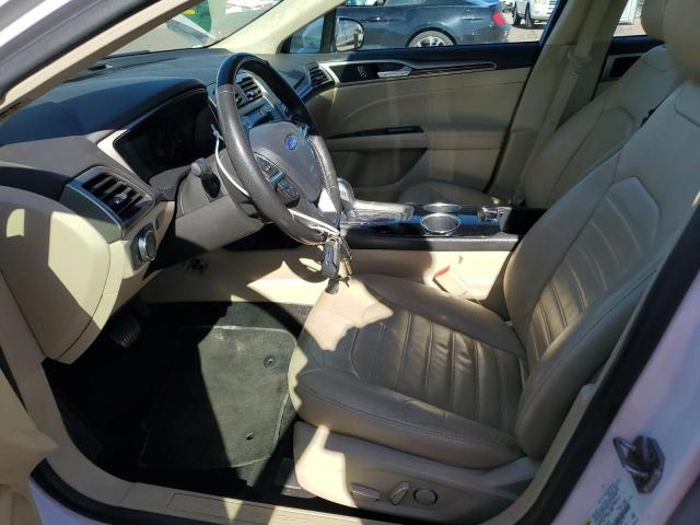 3FA6P0HR4DR266772 - 2013 FORD FUSION SE WHITE photo 7