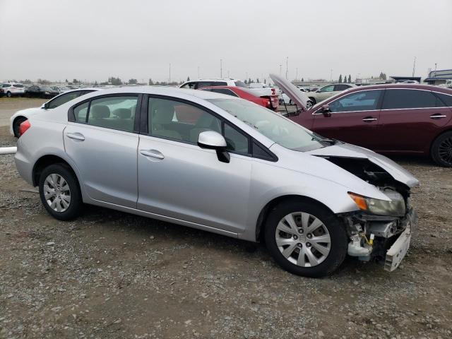 19XFB2F57CE314002 - 2012 HONDA CIVIC LX SILVER photo 4