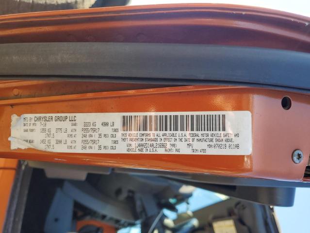 1J4AA2D14AL216962 - 2010 JEP WRANGLER SPORT ORANGE photo 13