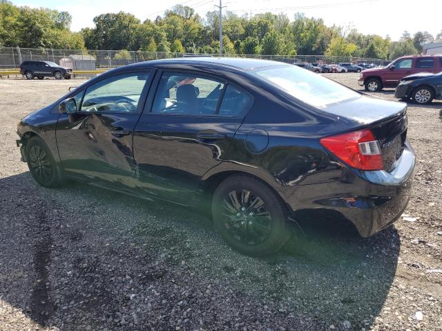 19XFB2F56CE338999 - 2012 HONDA CIVIC LX BLACK photo 2