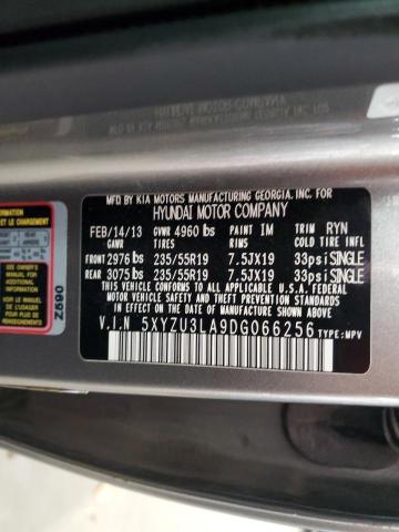5XYZU3LA9DG066256 - 2013 HYUN SANTA FE SPORT GRAY photo 13