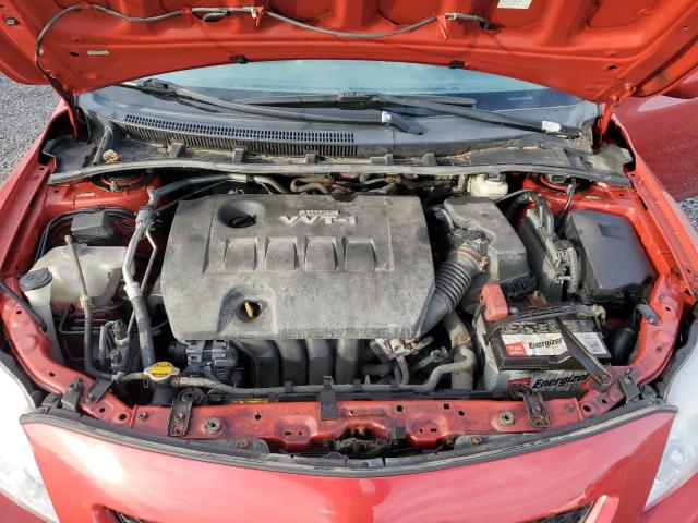 2T1BU40E69C055281 - 2009 TOYOTA COROLLA BASE Կարմիր լուսանկար 11