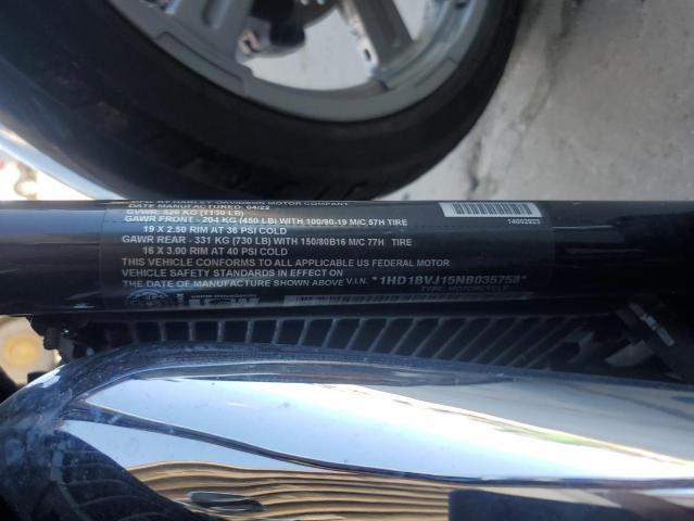 1HD1BVJ15NB035758 - 2022 HARLEY-DAVIDSON FXST BLACK photo 8