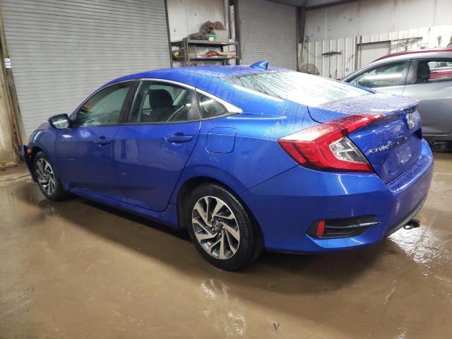 19XFC2F72HE039600 - 2017 HONDA CIVIC EX BLUE photo 2