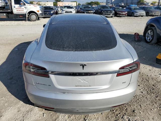 5YJSA1CG6DFP13934 - 2013 TESLA MODEL S SILVER photo 6