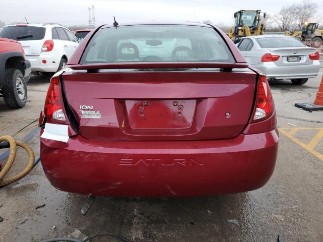 1G8AJ55F87Z182591 - 2007 SATURN ION LEVEL 2 MAROON photo 6