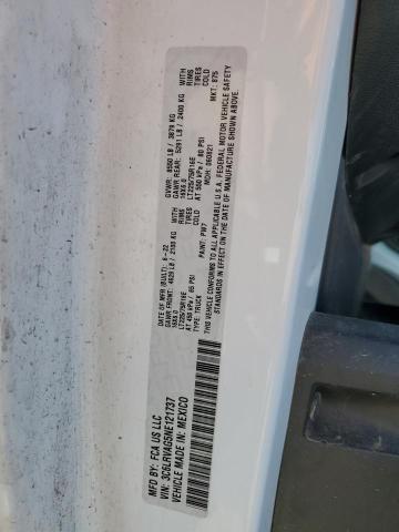 3C6LRVAG5NE121737 - 2022 RAM PROMASTER 1500 STANDARD WHITE photo 13