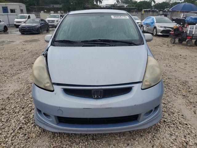 JHMGD38638S016107 - 2008 HONDA FIT SPORT BLUE photo 5