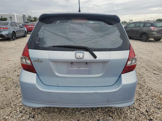 JHMGD38638S016107 - 2008 HONDA FIT SPORT BLUE photo 6