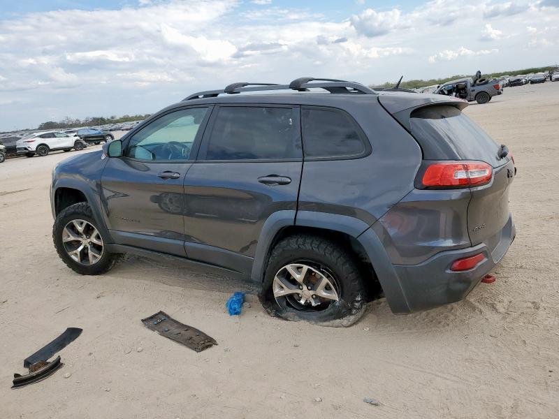 1C4PJMBB8EW187381 - 2014 JEEP CHEROKEE TRAILHAWK GRAY photo 2