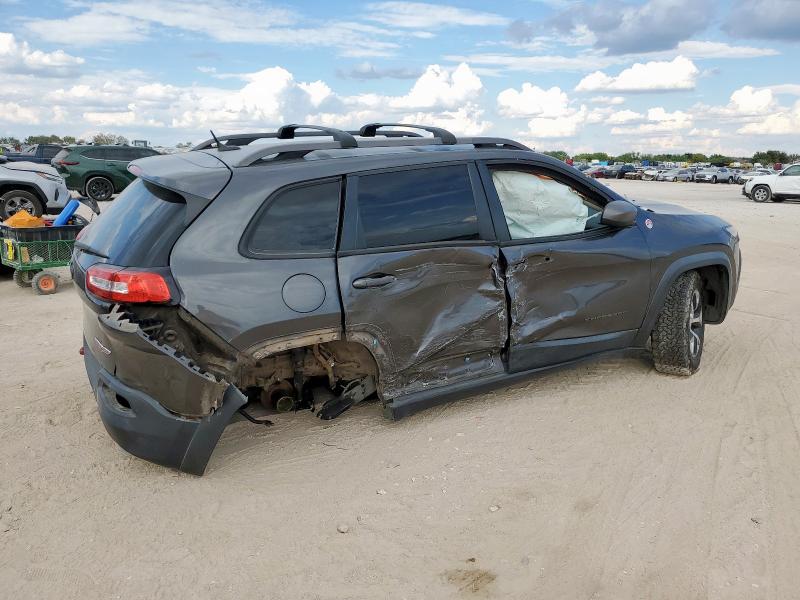 1C4PJMBB8EW187381 - 2014 JEEP CHEROKEE TRAILHAWK GRAY photo 3