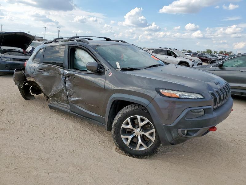 1C4PJMBB8EW187381 - 2014 JEEP CHEROKEE TRAILHAWK GRAY photo 4