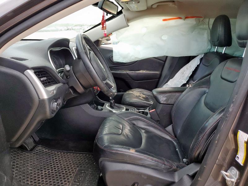 1C4PJMBB8EW187381 - 2014 JEEP CHEROKEE TRAILHAWK GRAY photo 7