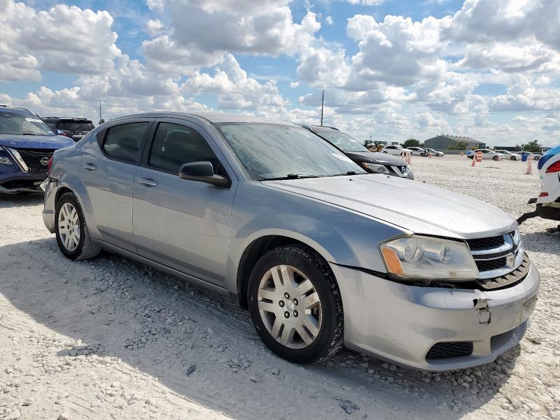 1C3CDZABXEN188742 - 2014 DODGE AVENGER SE SILVER photo 4