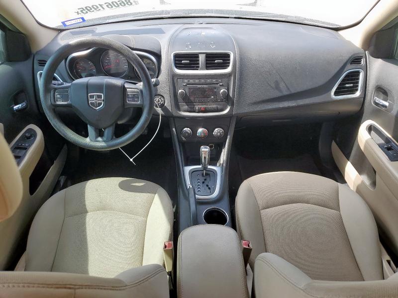 1C3CDZABXEN188742 - 2014 DODGE AVENGER SE SILVER photo 8