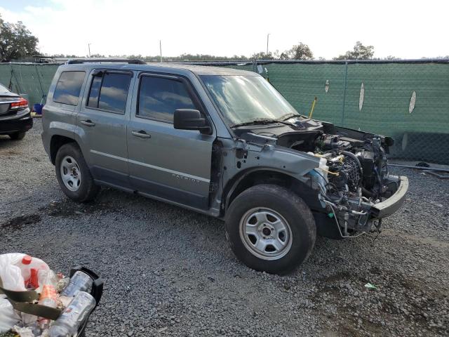 1C4NJPBB6ED547753 - 2014 JEEP PATRIOT SPORT GRAY photo 4