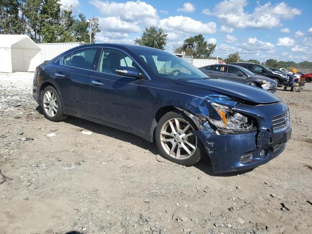 1N4AA5APXBC801181 - 2011 NISSAN MAXIMA S BLUE photo 4