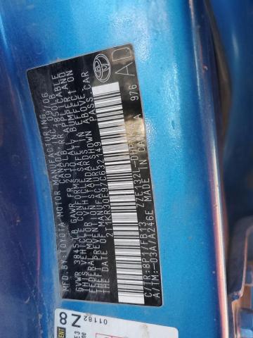 2T1KR30E97C632149 - 2007 TOYOTA COROLLA MA XR BLUE photo 13