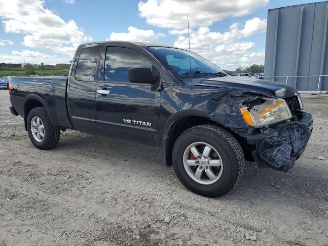 1N6AA0CC5BN317072 - 2011 NISSAN TITAN S BLACK photo 4