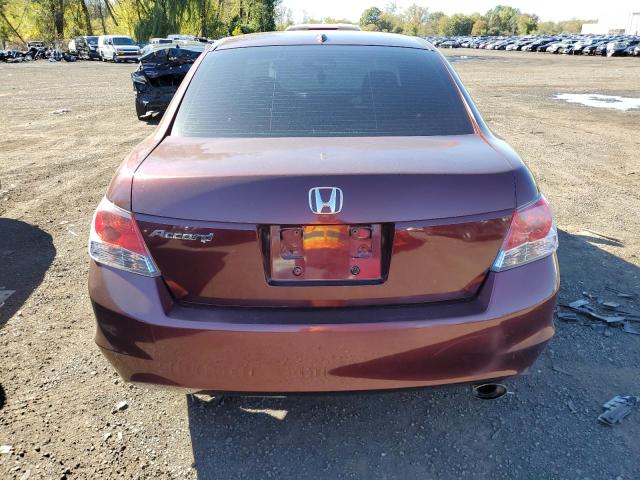 JHMCP268X9C011731 - 2009 HONDA ACCORD EXL BURGUNDY photo 6