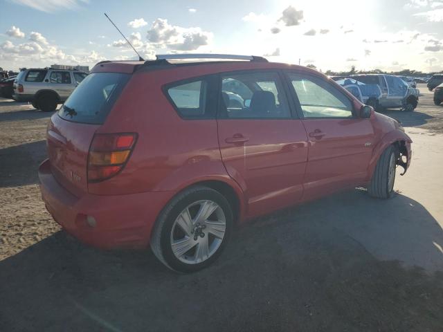 5Y2SL63805Z439335 - 2005 PONTIAC VIBE RED photo 3