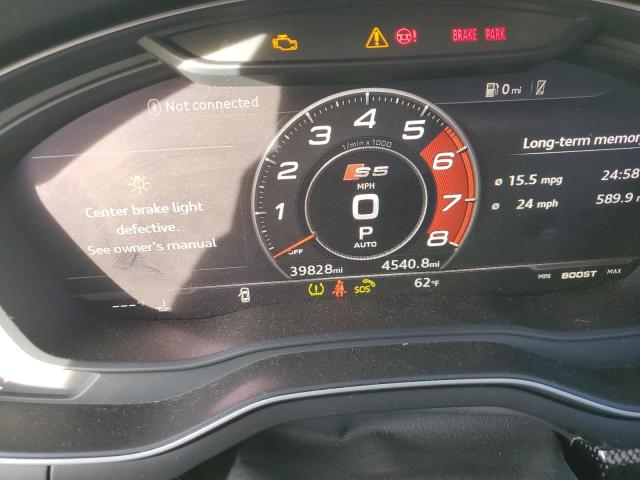 WAUY4GF57KN001975 - 2019 AUDI S5 PREMIUM PLUS თეთრი ფოტო 9