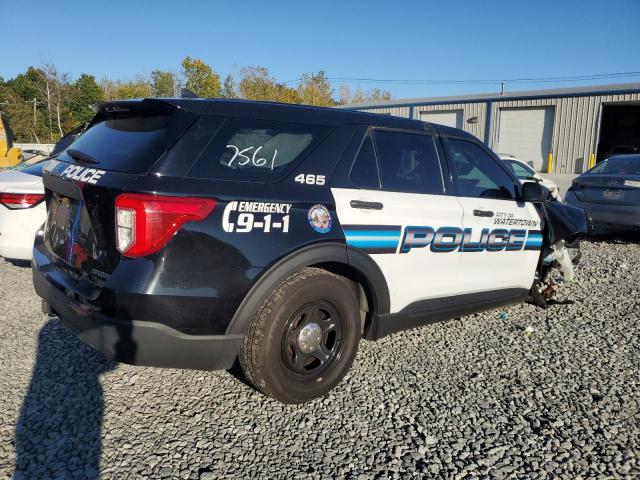 1FM5K8AB5NGC07606 - 2022 FORD EXPLORER POLICE INTERCEPTOR أسود صورة 3
