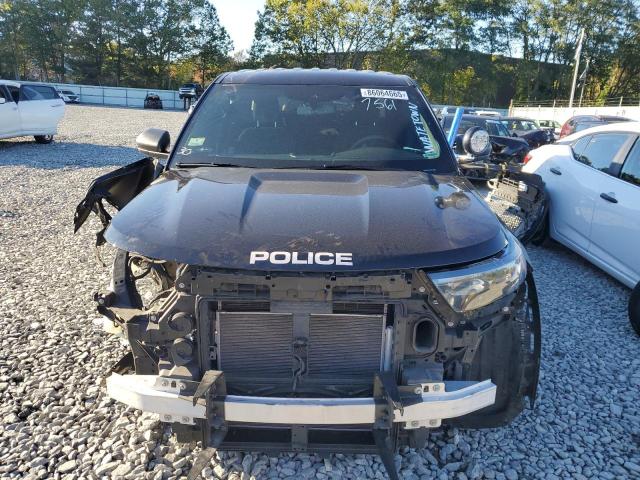 1FM5K8AB5NGC07606 - 2022 FORD EXPLORER POLICE INTERCEPTOR أسود صورة 5