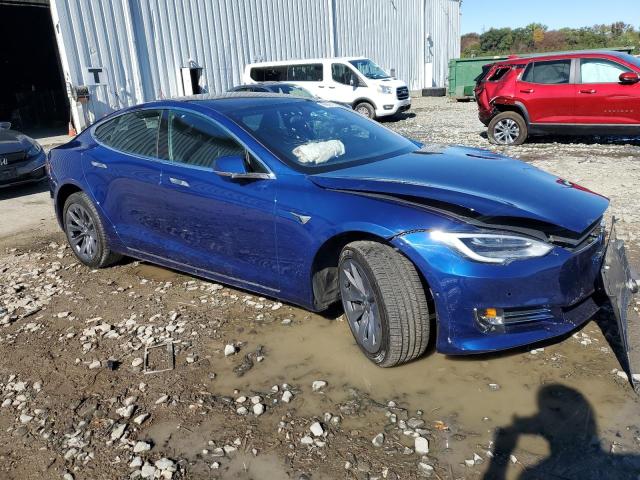 5YJSA1E20LF369923 - 2020 TESLA MODEL S BLUE photo 4