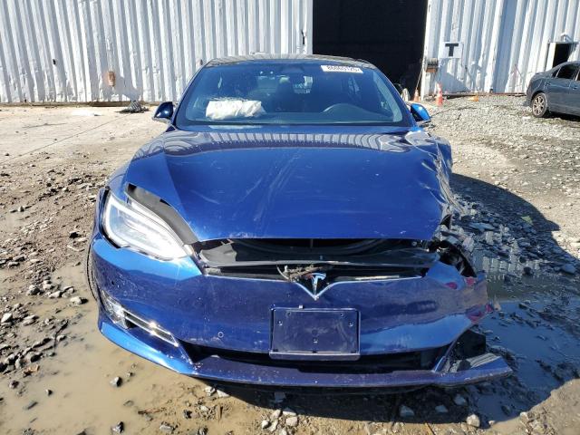5YJSA1E20LF369923 - 2020 TESLA MODEL S BLUE photo 5