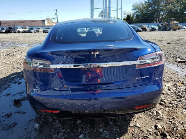 5YJSA1E20LF369923 - 2020 TESLA MODEL S BLUE photo 6