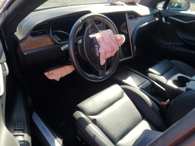 5YJSA1E20LF369923 - 2020 TESLA MODEL S BLUE photo 8