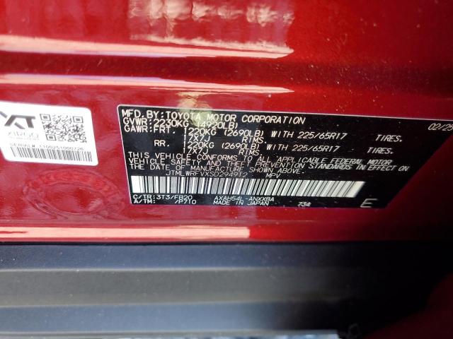 JTMLWRFVXSD294912 - 2025 TOYOTA RAV4 LE RED photo 13
